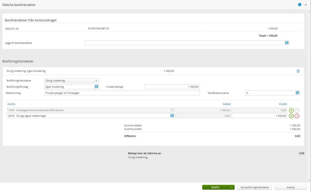 Bokföra egen insättning.JPG