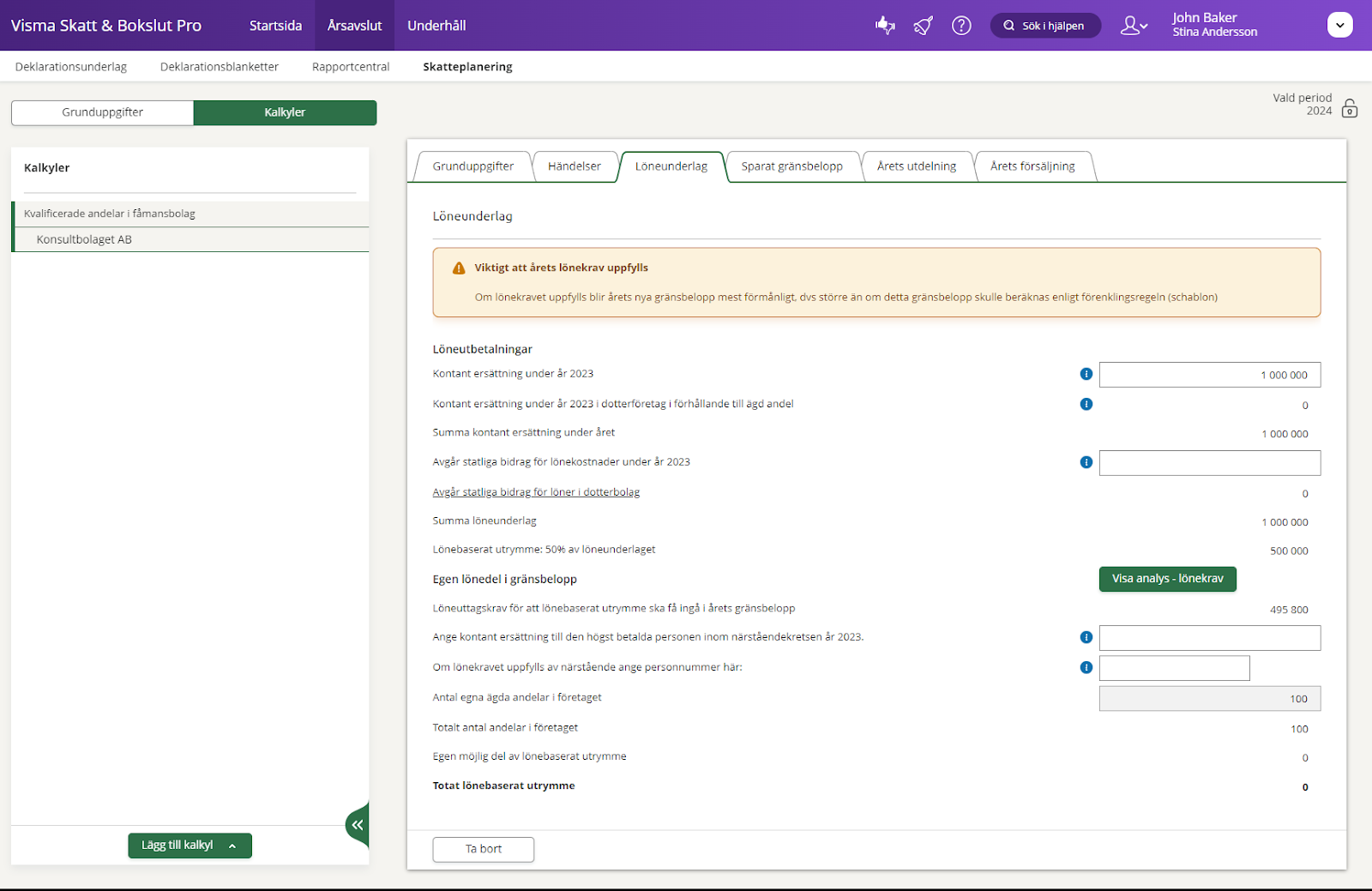 Beräkna Lönekravet (2023) I Fåmansbolag Med Visma ... - Visma Spcs Forum